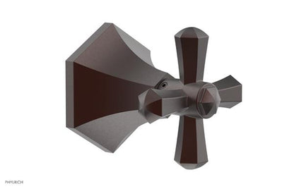 Phylrich - Le Verre & La Crosse Volume Control/Diverter Trim - Cross Handle