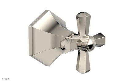 Phylrich - Le Verre & La Crosse Volume Control/Diverter Trim - Cross Handle