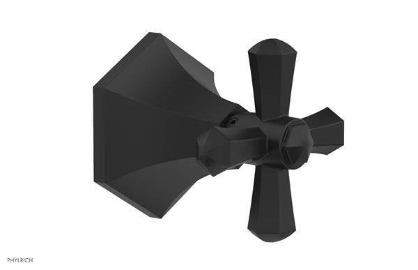 Phylrich - Le Verre & La Crosse Volume Control/Diverter Trim - Cross Handle
