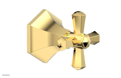 Phylrich - Le Verre & La Crosse Volume Control/Diverter Trim - Cross Handle