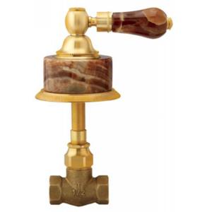 Phylrich - Regent 1/2 Inch Volume Control, Brown Onyx Handle - Trim