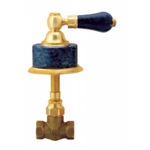 Phylrich - Regent 1/2 Inch Volume Control Trim - Bleu Sodalite Handle