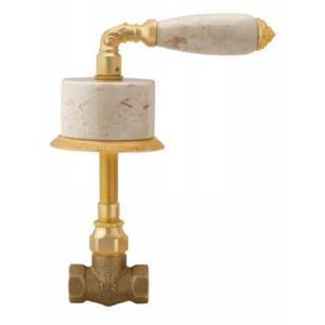 Phylrich - Valencia 1/2 Inch Volume Control Beige Marble Lever Handles - Trim