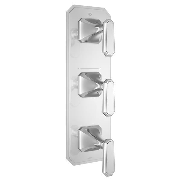 DXV - Belshire Three-Handle Thermostatic Valve Trim With Lever Handles