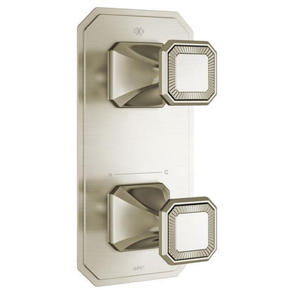 DXV - Belshire Two-Handle Thermostatic Valve Trim With Cushion Handles