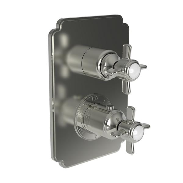Newport Brass - Fairfield 1/2 Inch Square Thermostatic Trim Plate with Handle