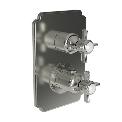 Newport Brass - Fairfield 1/2 Inch Square Thermostatic Trim Plate with Handle