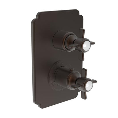 Newport Brass - Fairfield 1/2 Inch Square Thermostatic Trim Plate with Handle