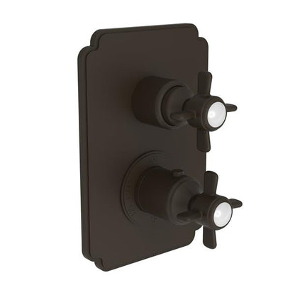 Newport Brass - Fairfield 1/2 Inch Square Thermostatic Trim Plate with Handle
