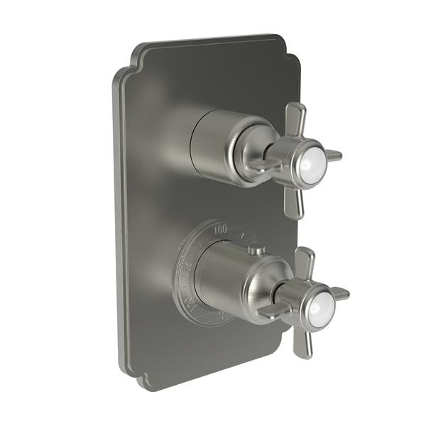 Newport Brass - 1/2 Inch Square Thermostatic Trim Plate With Handle