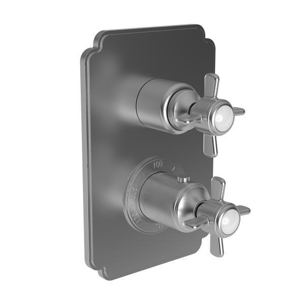 Newport Brass - Fairfield 1/2 Inch Square Thermostatic Trim Plate with Handle