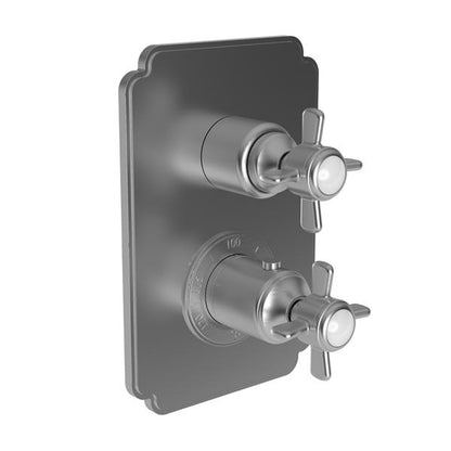 Newport Brass - Fairfield 1/2 Inch Square Thermostatic Trim Plate with Handle