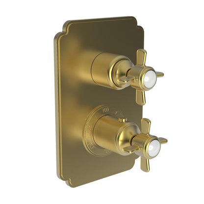Newport Brass - Fairfield 1/2 Inch Square Thermostatic Trim Plate with Handle
