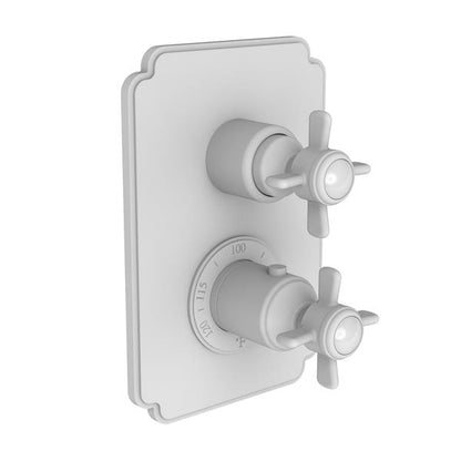 Newport Brass - 1/2 Inch Square Thermostatic Trim Plate With Handle