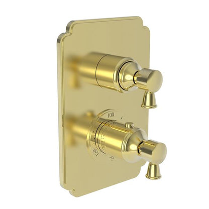 Newport Brass - Metropole 1/2 Inch Square Thermostatic Trim Plate with Handle