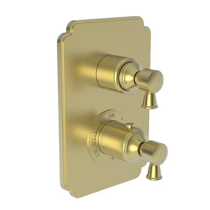 Newport Brass - Metropole 1/2 Inch Square Thermostatic Trim Plate with Handle