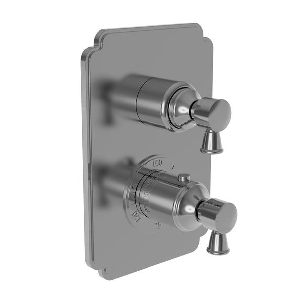 Newport Brass - Metropole 1/2 Inch Square Thermostatic Trim Plate with Handle