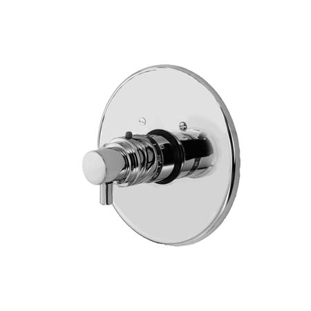 Newport Brass - East Linear 3/4 Inch Round Thermostatic Trim Plate with Handle