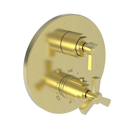 Newport Brass - Miro 1/2 Inch Round Thermostatic Trim Plate with Handle