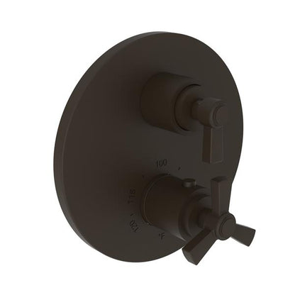 Newport Brass - Miro 1/2 Inch Round Thermostatic Trim Plate with Handle