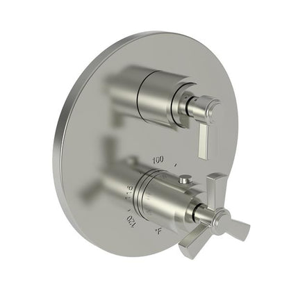 Newport Brass - Miro 1/2 Inch Round Thermostatic Trim Plate with Handle