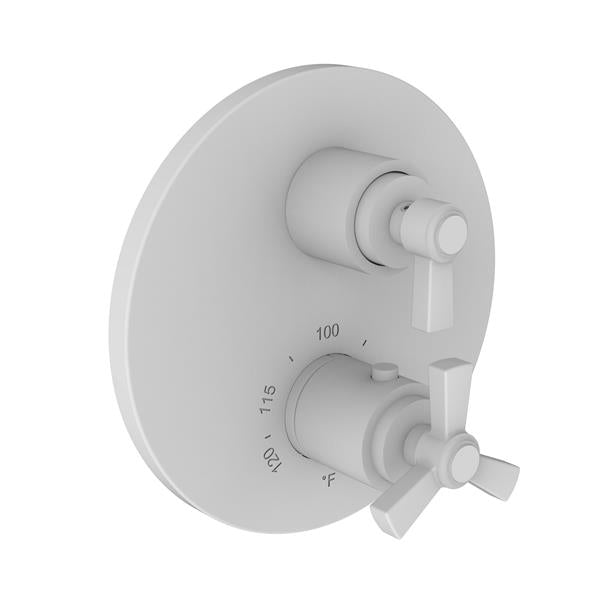 Newport Brass - Miro 1/2 Inch Round Thermostatic Trim Plate with Handle