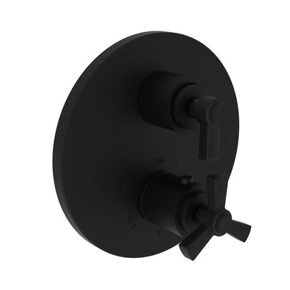 Newport Brass - Miro 1/2 Inch Round Thermostatic Trim Plate with Handle