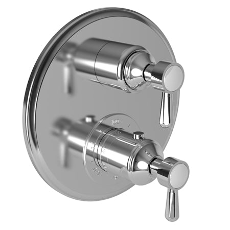 Newport Brass - Bevelle 1/2 Inch Round Thermostatic Trim Plate with Handle