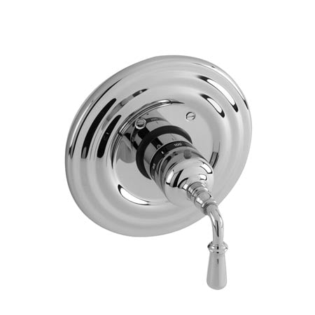 Newport Brass - 3/4 Inch Round Thermostatic Trim Plate With Handle