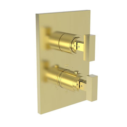 Newport Brass - Skylar 1/2 Inch Square Thermostatic Trim Plate with Handle