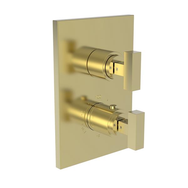 Newport Brass - Skylar 1/2 Inch Square Thermostatic Trim Plate with Handle