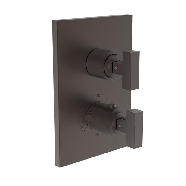 Newport Brass - Skylar 1/2 Inch Square Thermostatic Trim Plate with Handle