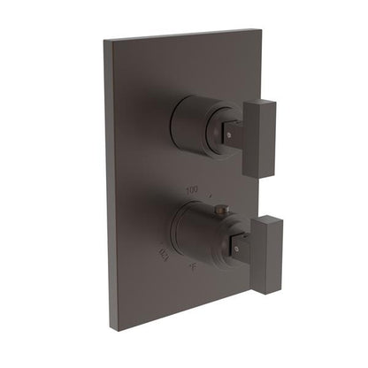 Newport Brass - Skylar 1/2 Inch Square Thermostatic Trim Plate with Handle