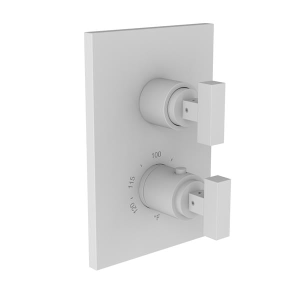 Newport Brass - Skylar 1/2 Inch Square Thermostatic Trim Plate with Handle