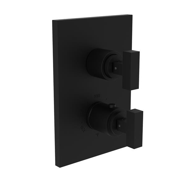 Newport Brass - Skylar 1/2 Inch Square Thermostatic Trim Plate with Handle