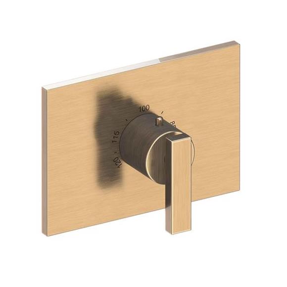 Newport Brass - Secant 3/4 Inch Rectangular Thermostatic Trim Plate with Handle