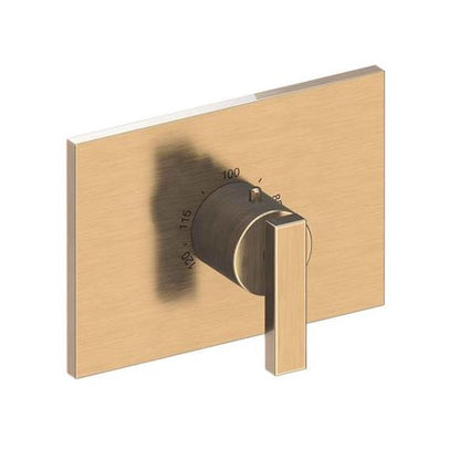 Newport Brass - Secant 3/4 Inch Rectangular Thermostatic Trim Plate with Handle
