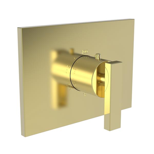 Newport Brass - Secant 3/4 Inch Rectangular Thermostatic Trim Plate with Handle