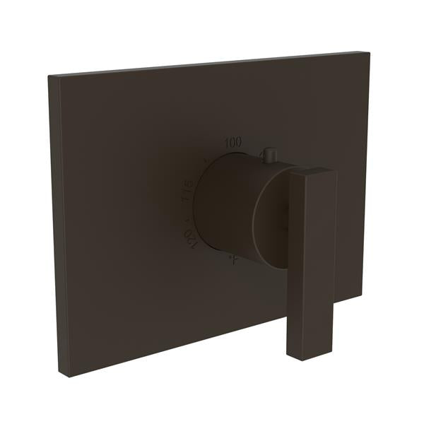 Newport Brass - Secant 3/4 Inch Rectangular Thermostatic Trim Plate with Handle