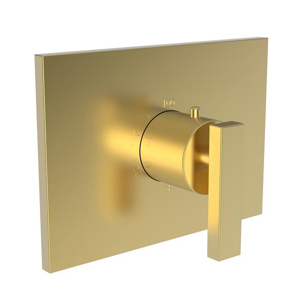 Newport Brass - Secant 3/4 Inch Rectangular Thermostatic Trim Plate with Handle