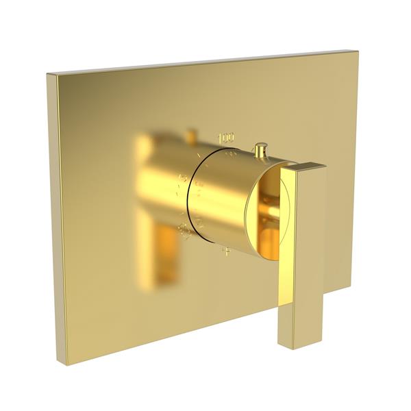 Newport Brass - Secant 3/4 Inch Rectangular Thermostatic Trim Plate with Handle