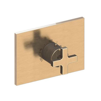 Newport Brass - Secant 3/4 Inch Rectangular Thermostatic Trim Plate with Handle