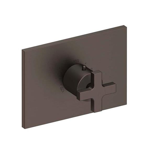 Newport Brass - Secant 3/4 Inch Rectangular Thermostatic Trim Plate with Handle