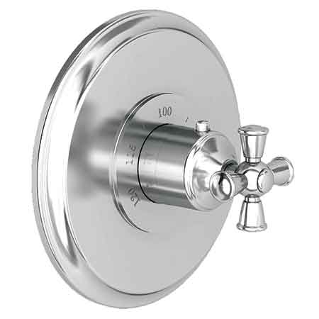 Newport Brass - Aylesbury 3/4 Inch Round Thermostatic Trim Plate with Handle