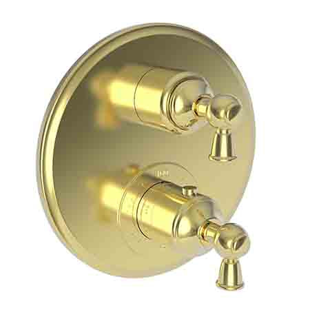 Newport Brass - 1/2 Inch Round Thermostatic Trim Plate With Handle