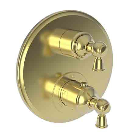 Newport Brass - 1/2 Inch Round Thermostatic Trim Plate With Handle
