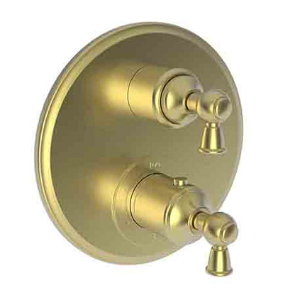 Newport Brass - 1/2 Inch Round Thermostatic Trim Plate With Handle