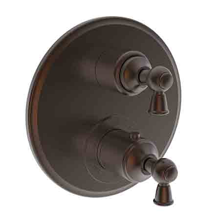 Newport Brass - 1/2 Inch Round Thermostatic Trim Plate With Handle