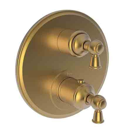 Newport Brass - 1/2 Inch Round Thermostatic Trim Plate With Handle