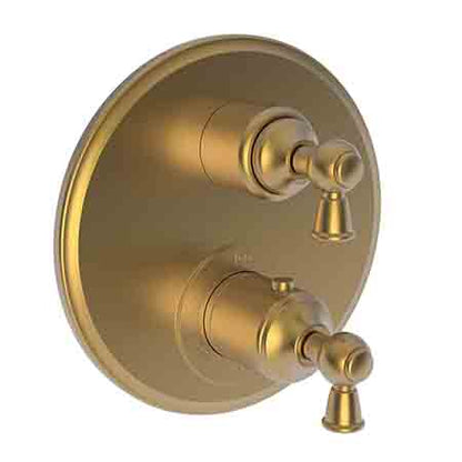 Newport Brass - 1/2 Inch Round Thermostatic Trim Plate With Handle